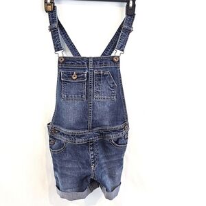 3/$25 Lucky Brand Size 10 Overall Shorts Denim